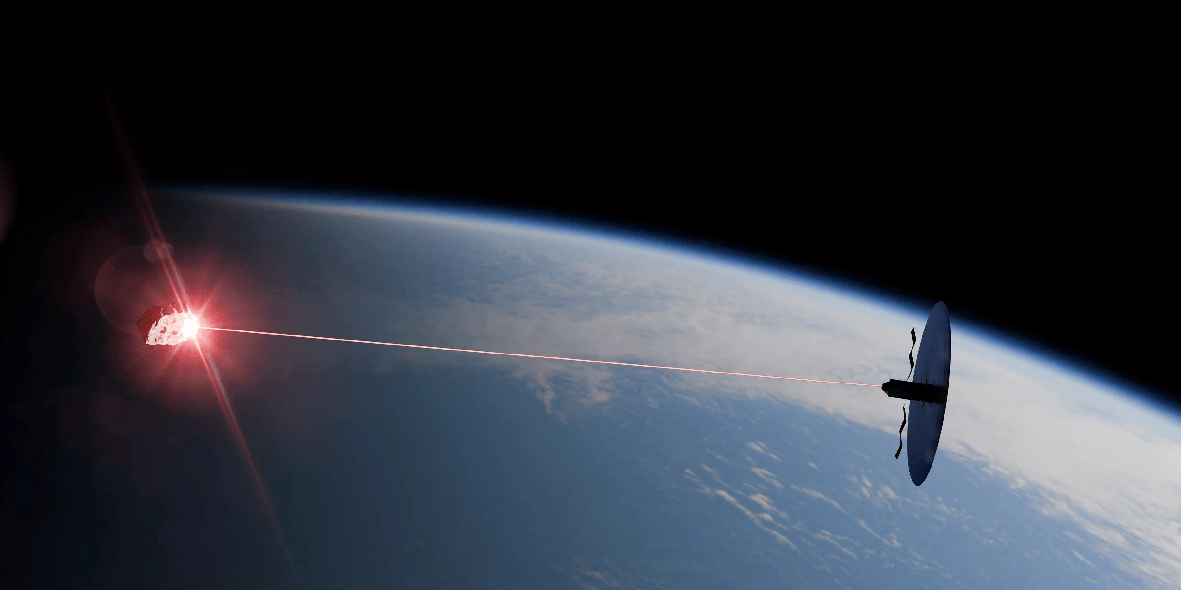 Oroff laser ablation spacecraft concept