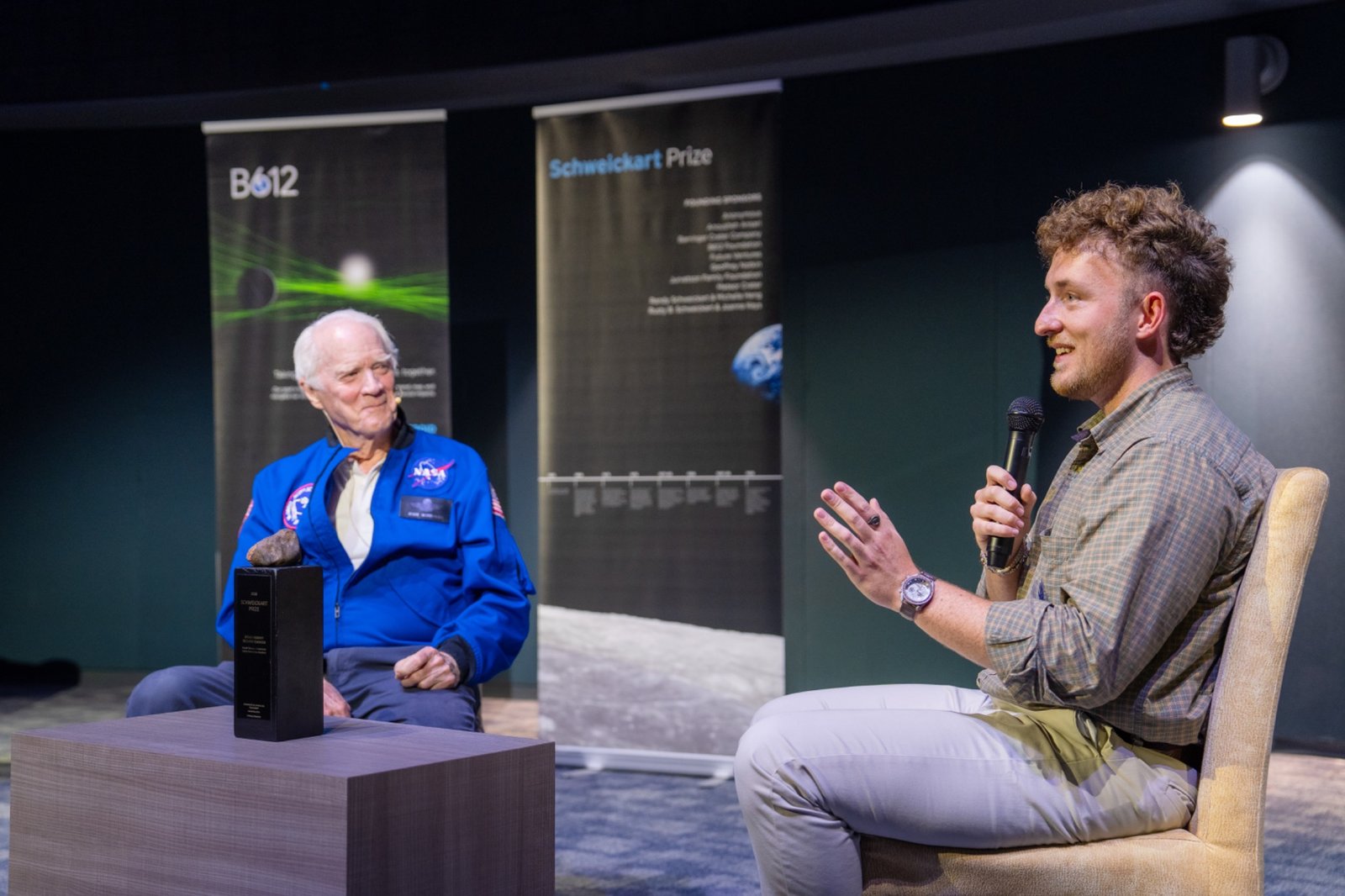 Brian Murphy speaking at the 2026 Schweickart Prize event